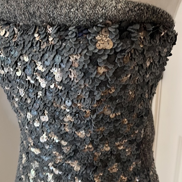 Vintage corset sequins heavy zip up the back - Picture 2 of 9